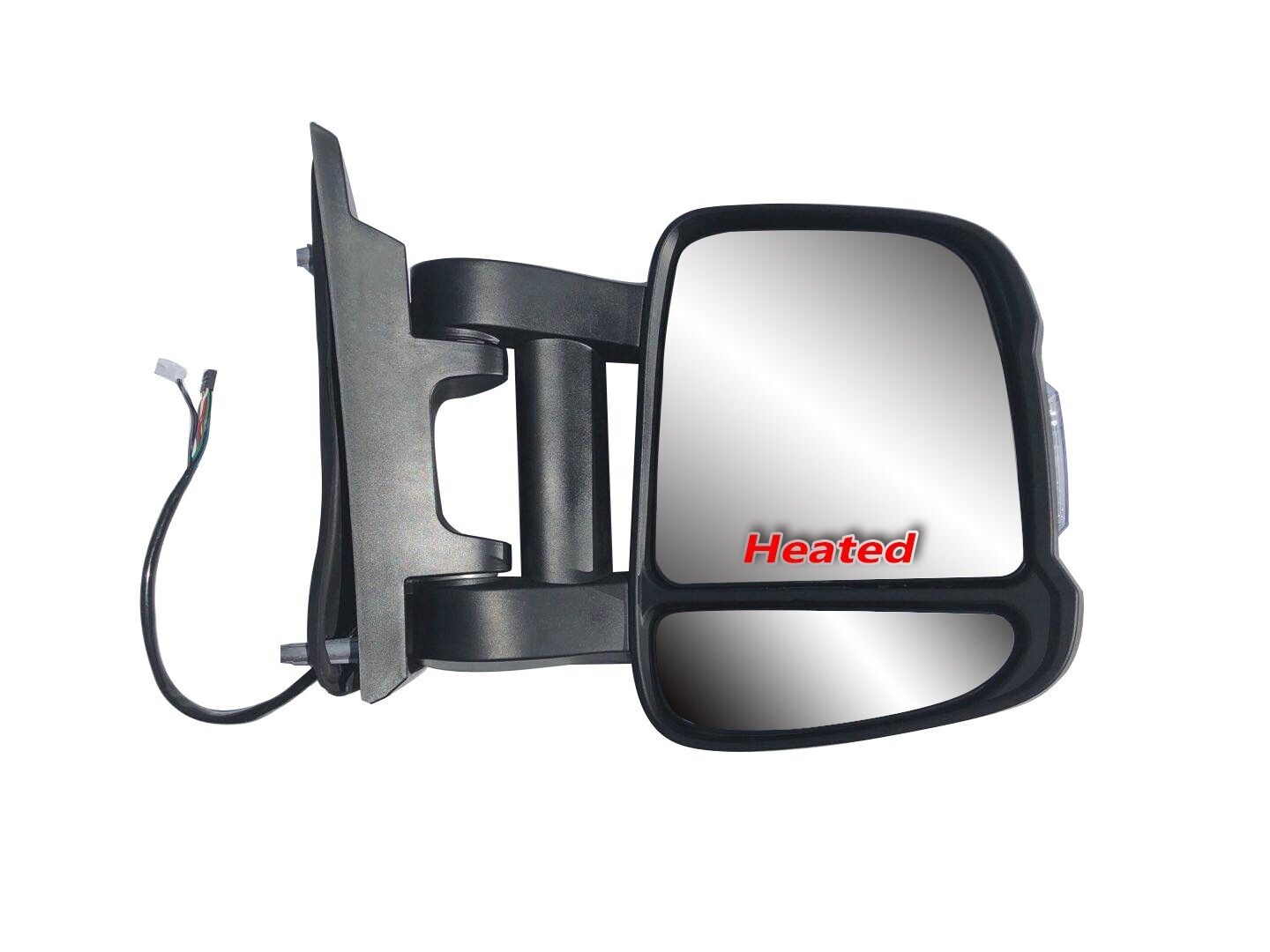 Passenger Right Side Power Heated Long Arm Mirror For Ram Pormaster 2010-2023