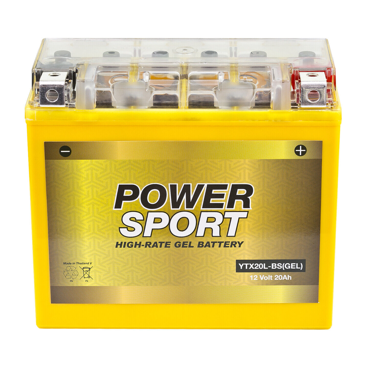 12V 20Ah YTX20L-BS Gel Battery -Maintenance Free- Sealed Rechargeable Battery