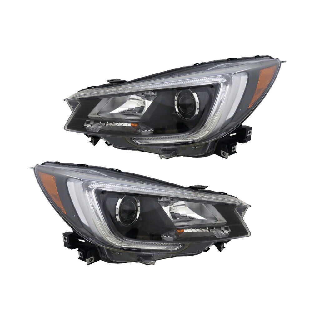 Right&Left Halogen Headlight w/bulbs For Subaru Legacy/Outback 2018-2019 Models