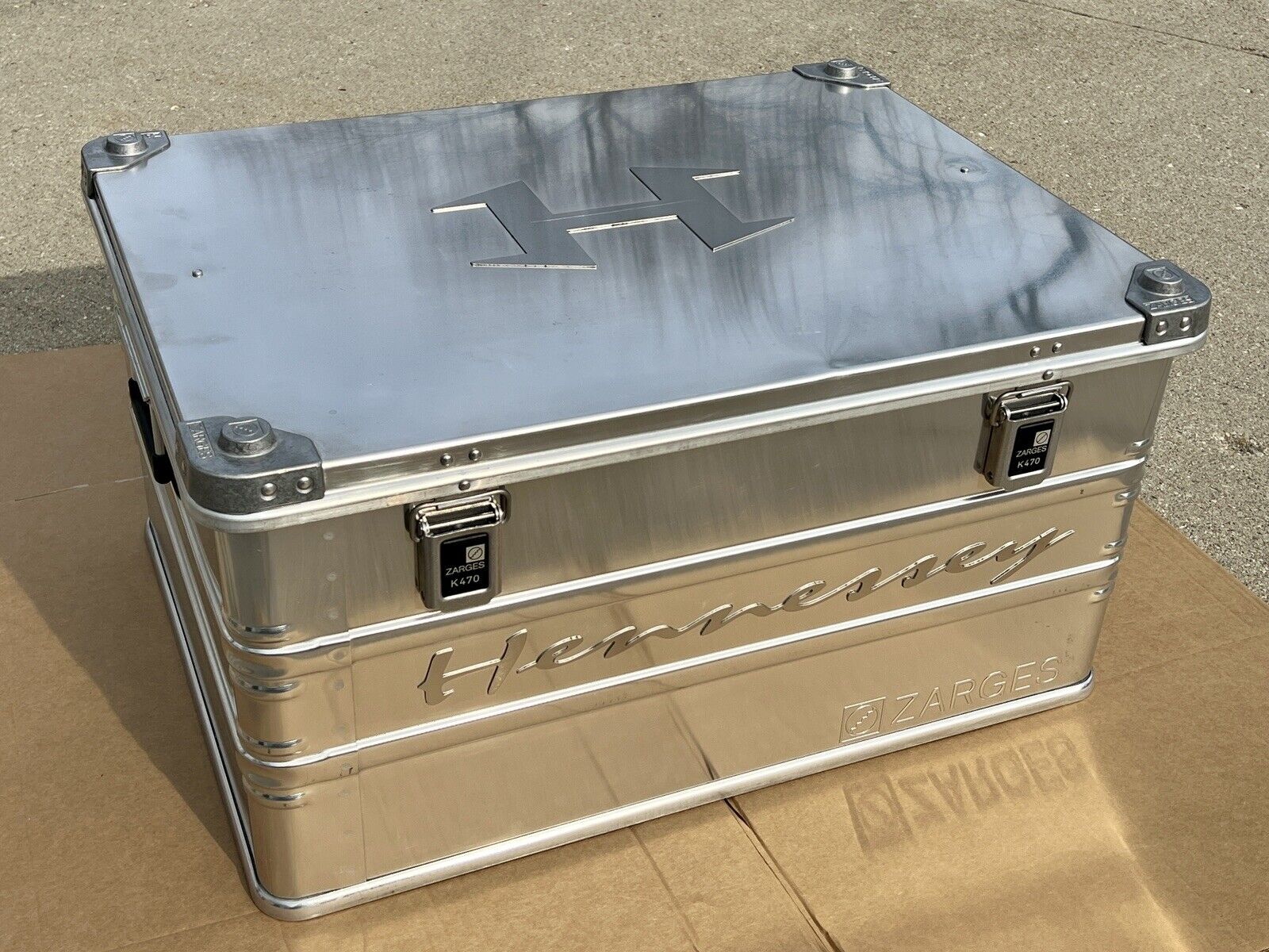 Hennessey Venom F5 Zarges Treasure Chest Delivery HPE Exotic Hypercar Case Box