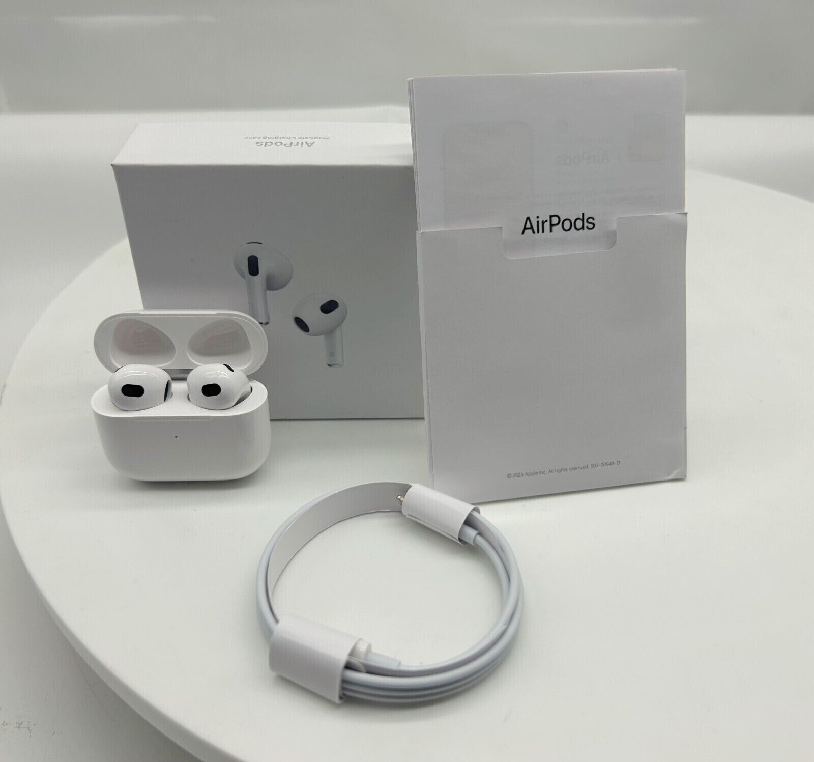 Αpplе Αirpоds 3rd Generation Wireless Bluetooth Earbuds with Charging Box US
