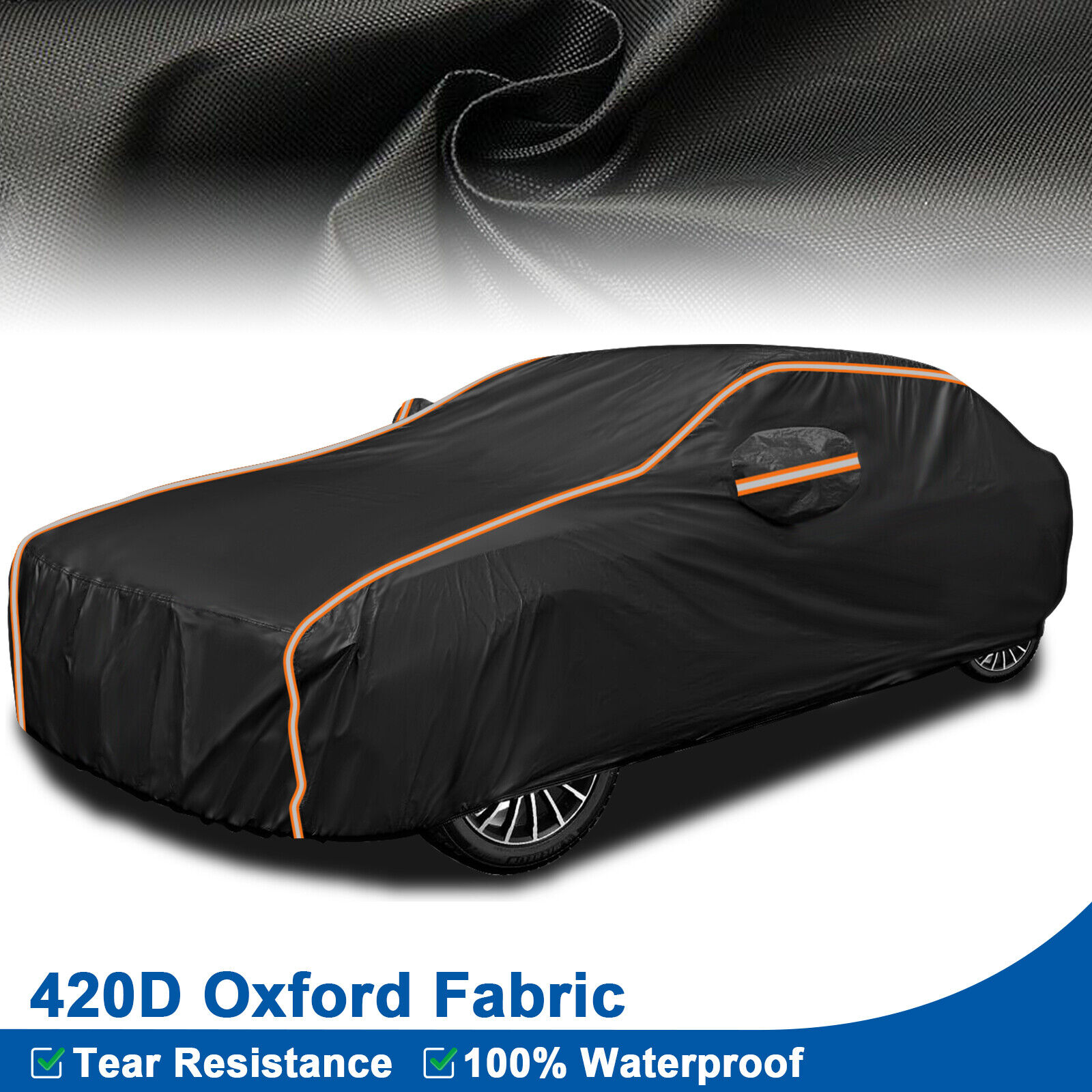 Outdoor Car Cover for AUDI A4 A5 UV Dust 420D 100% Waterproof Full Cover Indoor