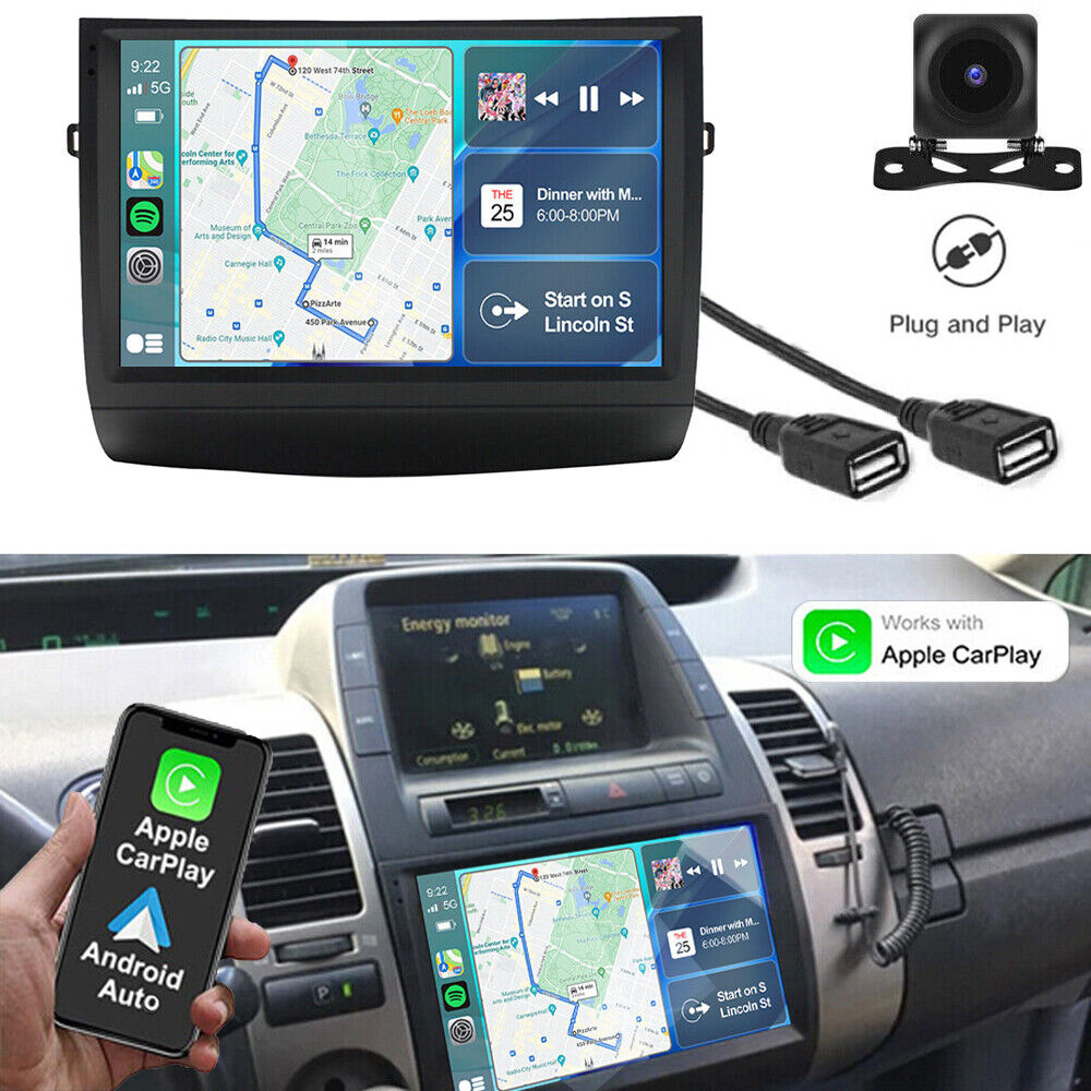 For 2003-2009 Toyota Prius Android 13.0 Car Radio GPS Navi Wifi Apple Carplay