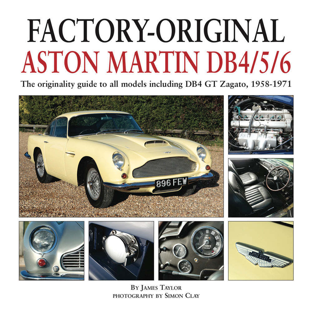 Factory Original Aston Martin Db4 Db5 Db6 Restoration Originality book