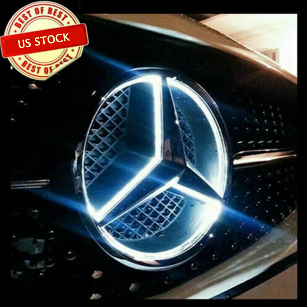 Front Grille LED Emblem Fit for 2011-2018 Mercedes Benz Illuminated Star Badge