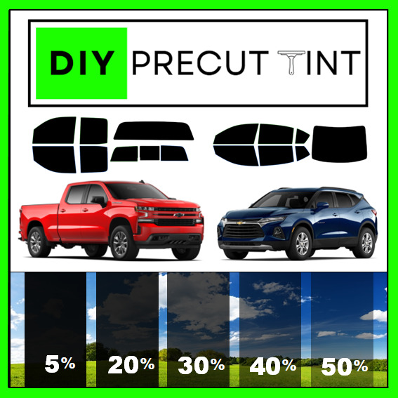 DIY PreCut Premium Ceramic Window Tint Fits ANY CHEVY 2000-2024 ALL Windows