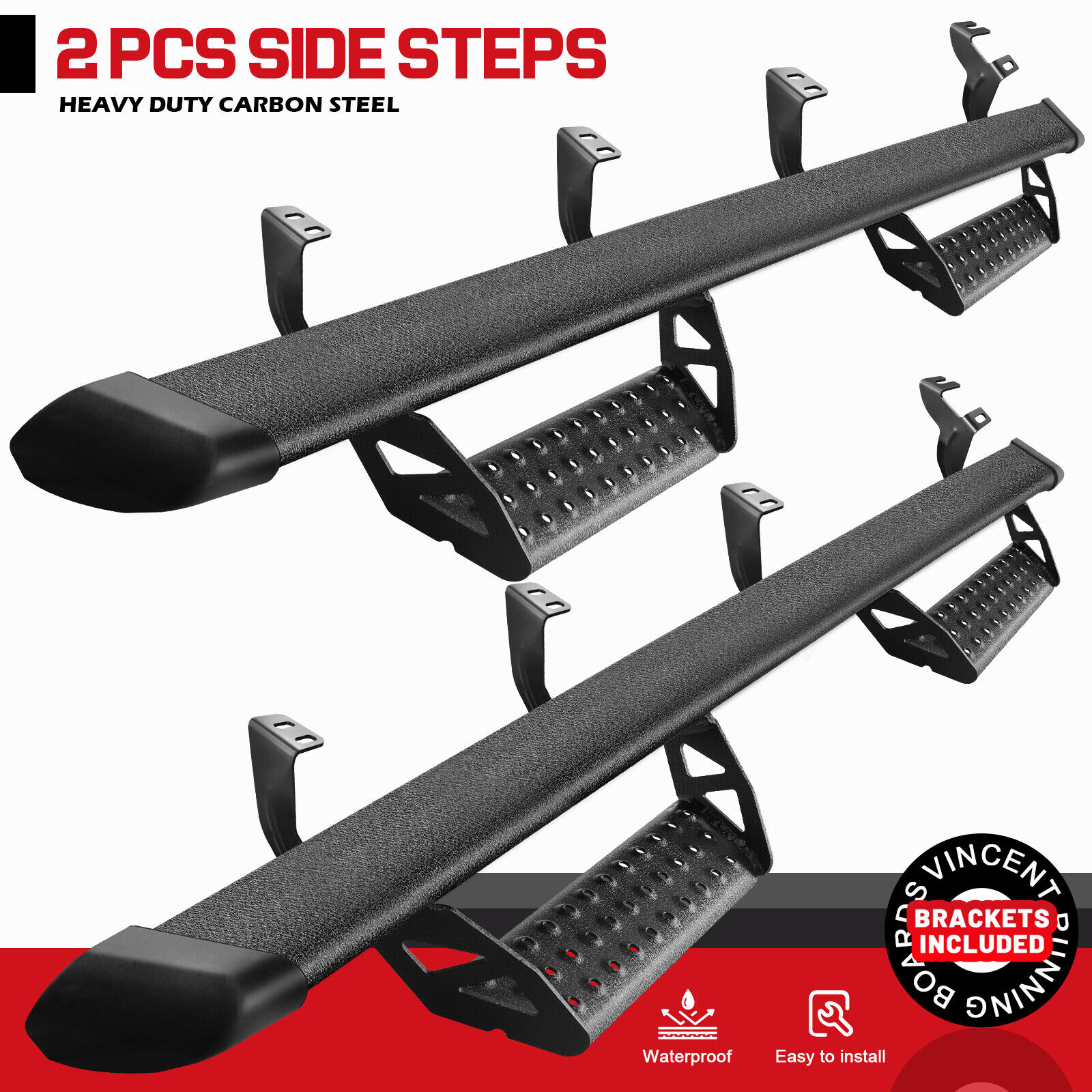 Running Boards For 22-24 Toyota Tundra Crew Max Cab 3