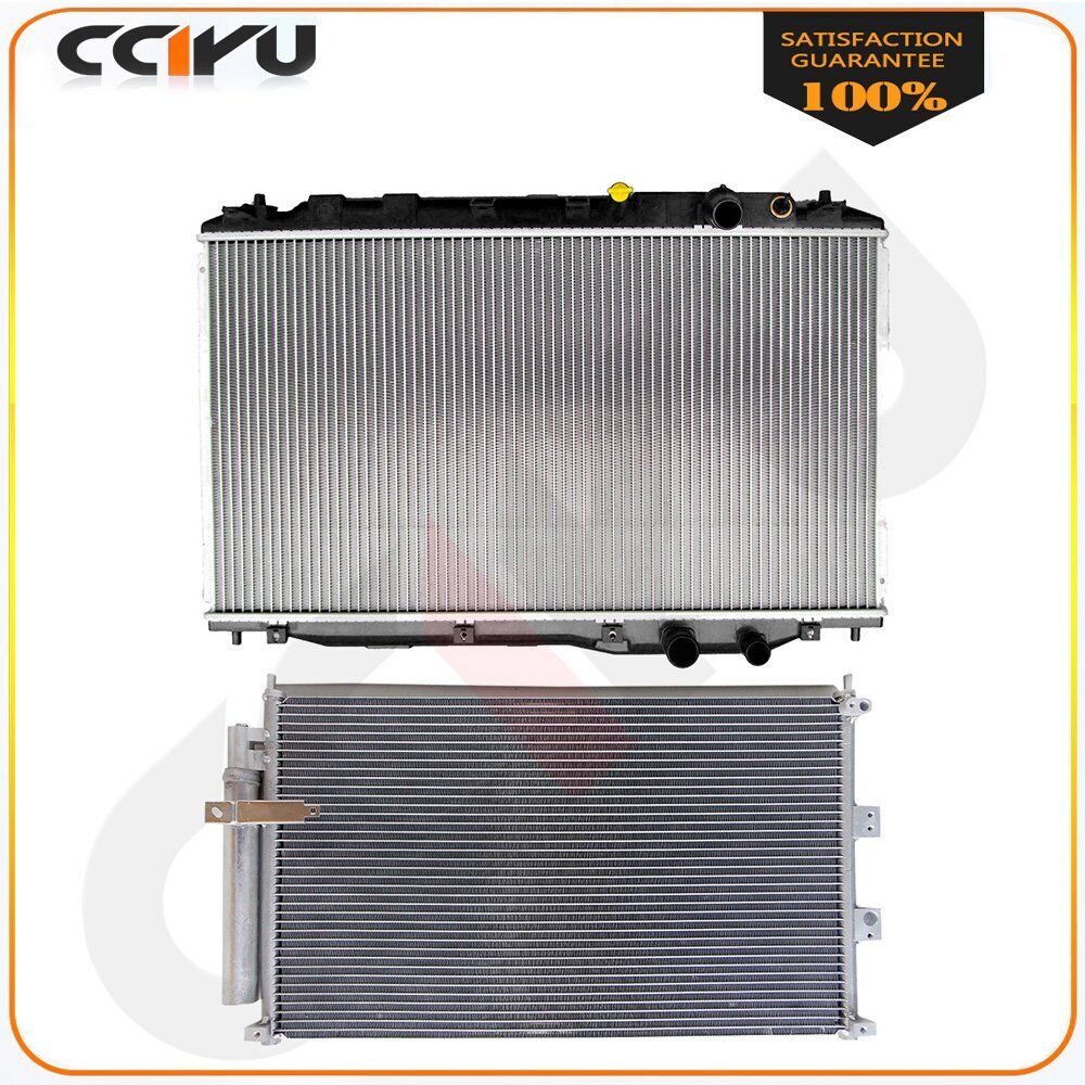 Aluminum Radiator And AC Condenser Assembly For 2006 2007 2008-2011 Honda Civic