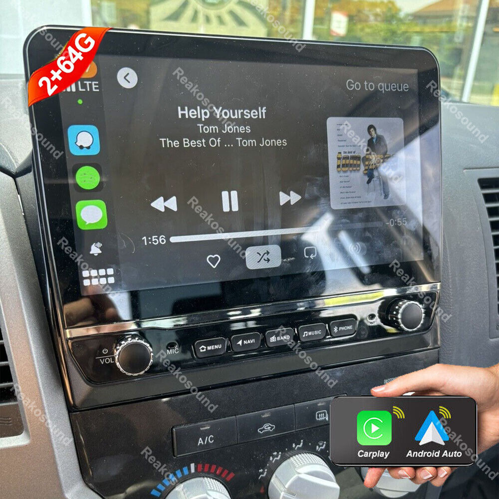 10”For Toyota Tundra 07-13 Sequoia 08-18 Android 13 Car Stereo Radio CarPlay GPS