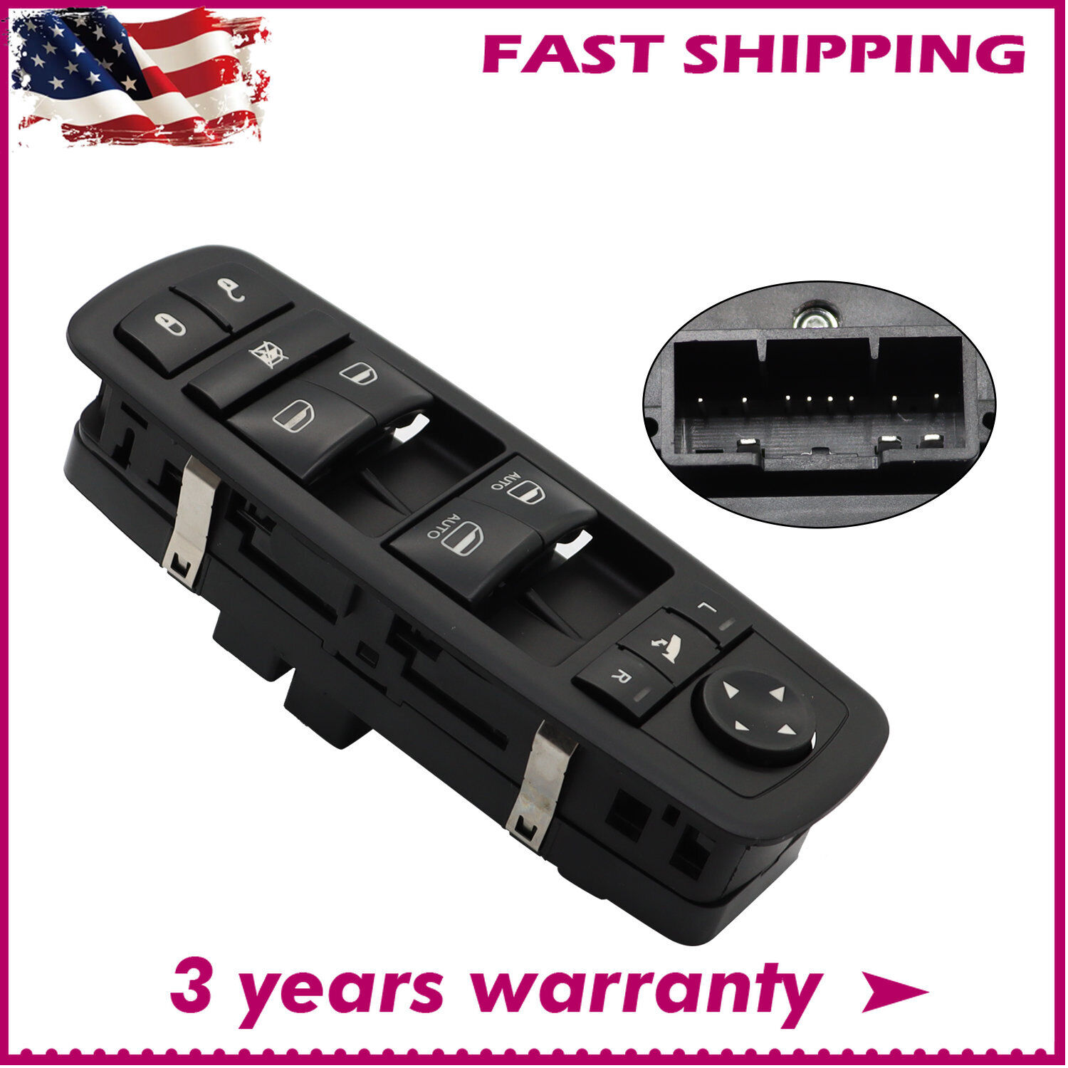 Master Window Control Lifter switch 68184803AC For 2014-2017 Jeep Grand Cherokee