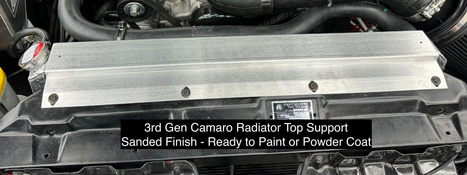 1982-1992 3rd Gen Camaro / Firebird 3-Row Radiator Upper Support Bracket/Shroud