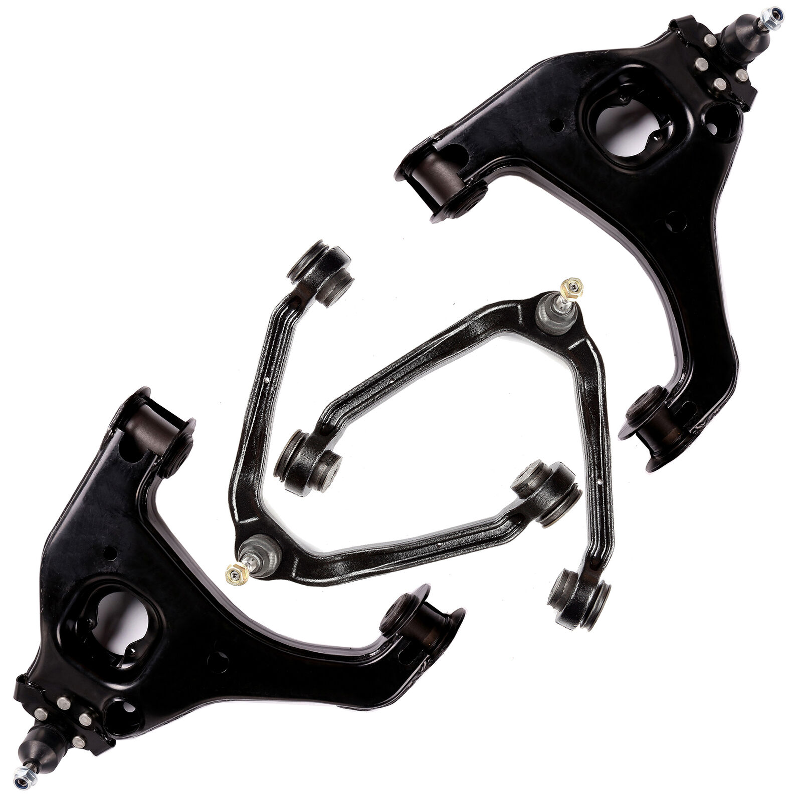 Front Upper Lower Control Arms For 1999-2003 CHEVROLET SILVERADO GMC SIERRA 1500
