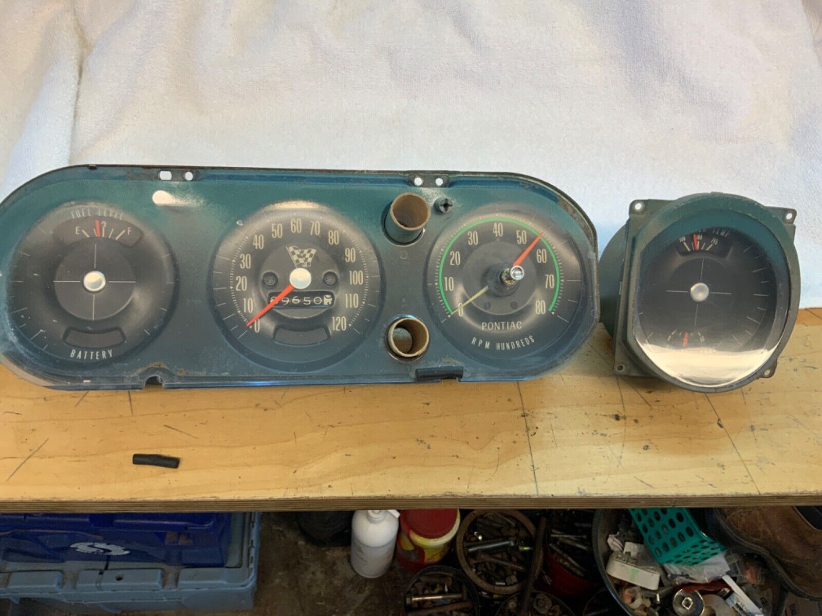 1965 Pontiac GTO rally gauges