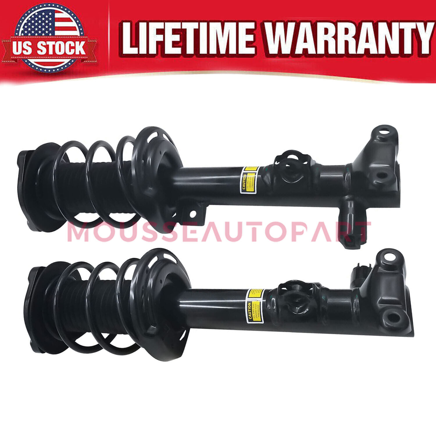 2x Front Shock Absorber Strut Assys For Mercedes Benz W207 C207 C204 A2073231300