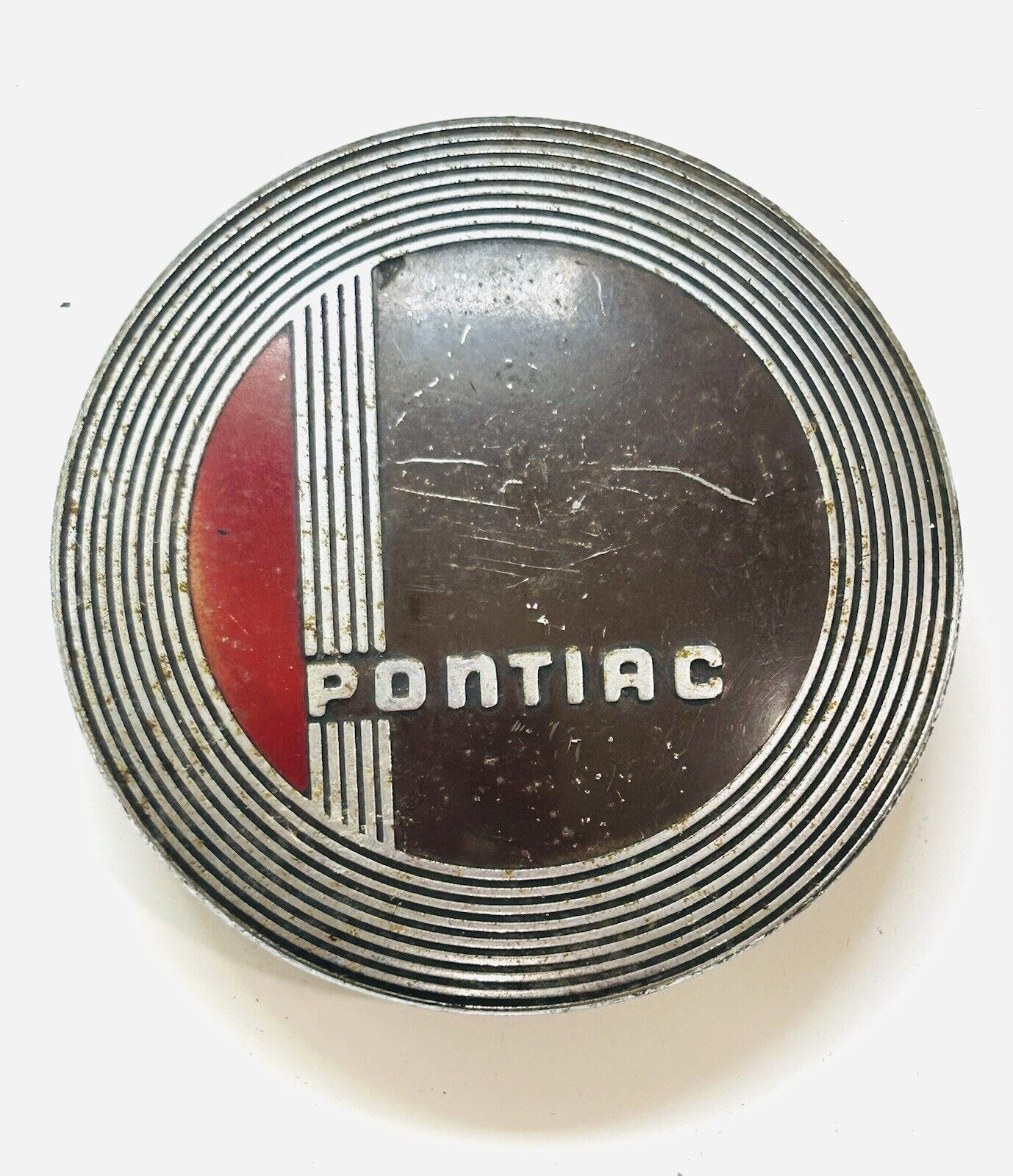 VINTAGE ORIGINAL  1939 PONTIAC SILVER STREAK CENTER HORN CAP OEM RARE