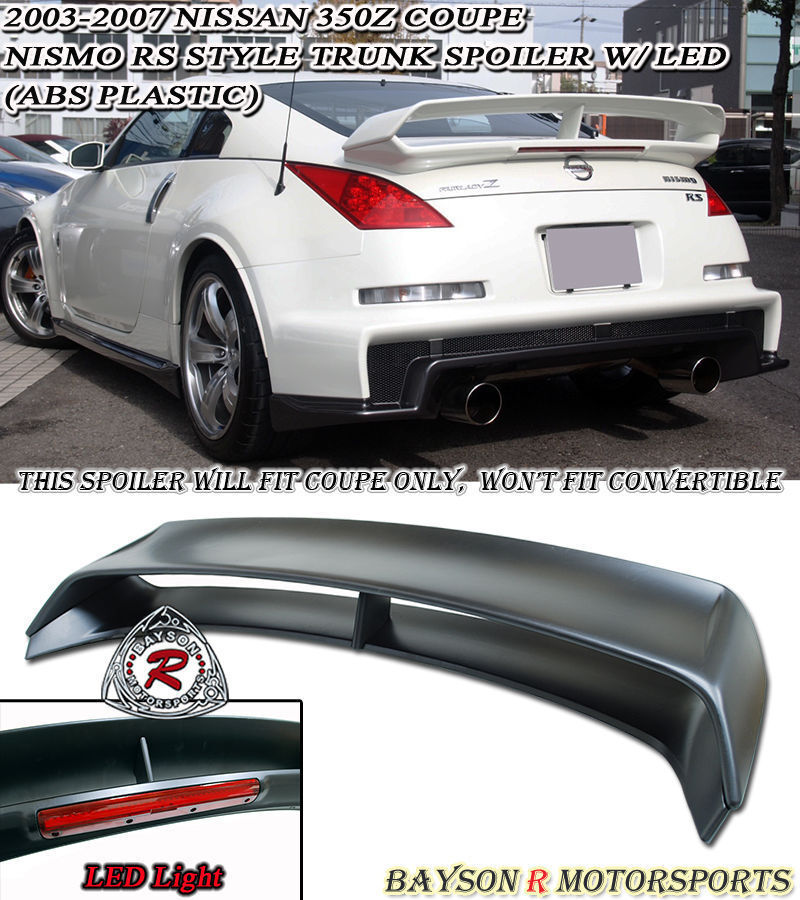 Fits 03-08 Nissan 350z N1 RS-Style Rear Trunk Spoiler Wing (ABS)