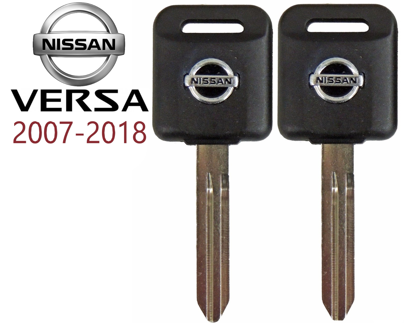 2 NEW VERSA 2007-2018 N104 Transponder Chip Key (46)  Best Quality A+++