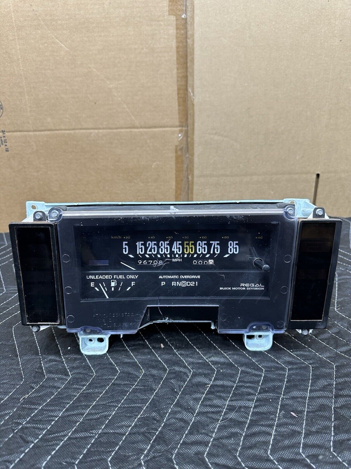 1984 1985 1986 1987 Buick Regal Factory Instrument Cluster