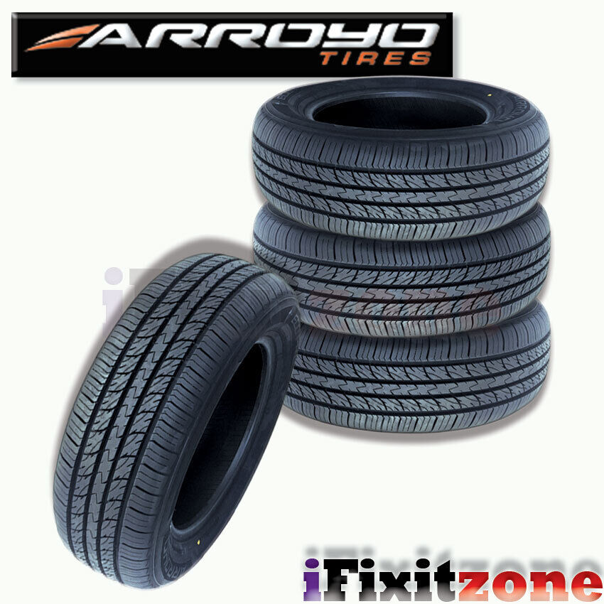 4 Arroyo Eco Pro A/S 185/65R15 88H Tires, Passenger, All Season, New, 55K MILE