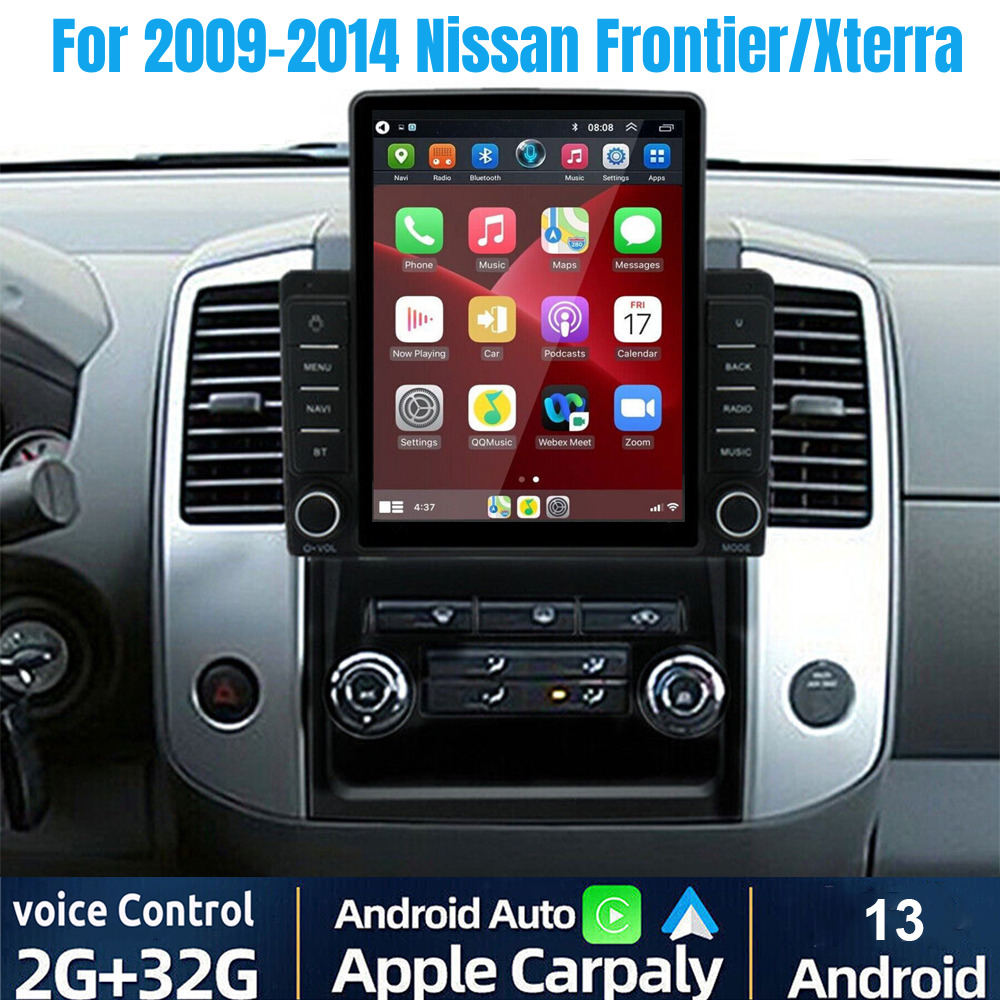 For 2009-2014 Nissan Frontier/Xterra Apple Carplay Radio Android 13.0 GPS NAVI