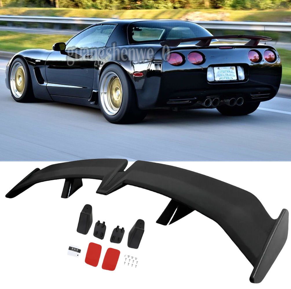 55\'\' PRO-Style Rear Trunk Spoiler Wing Drill-free For 1997-04 Chevy Corvette C5