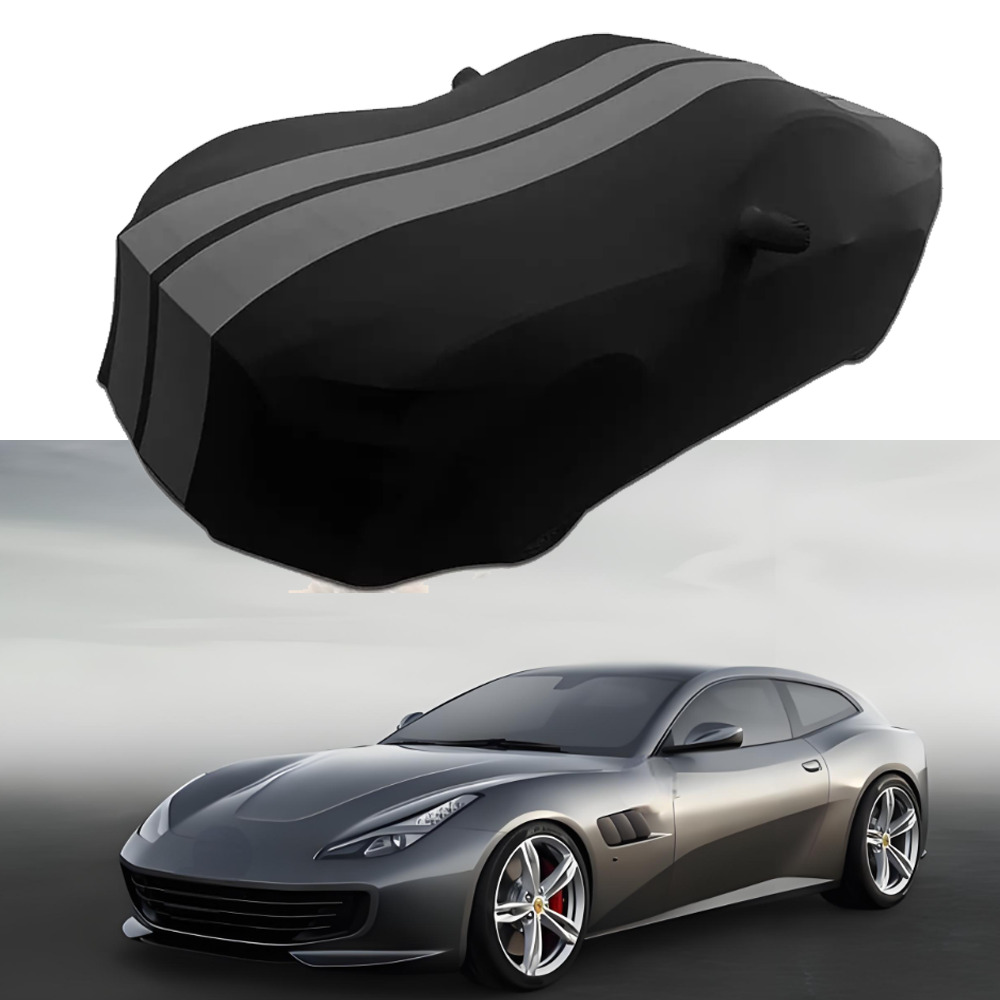 For Ferrari GTC4Lusso Indoor Car Cover Stain Stretch Stretch Black Grey
