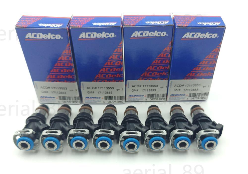 8PCS Genuine Fuel Injectors 17113553 For 01-07 GMC Chevrolet 4.8L 5.3L 6.0L V8
