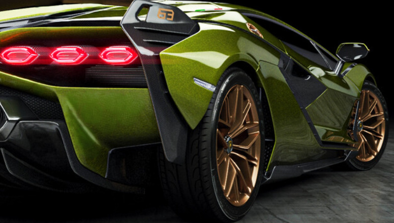 Lamborghini Race Car Hypercar w/Orig. Wheels Rims Custom Built1:18SCALE MODEL