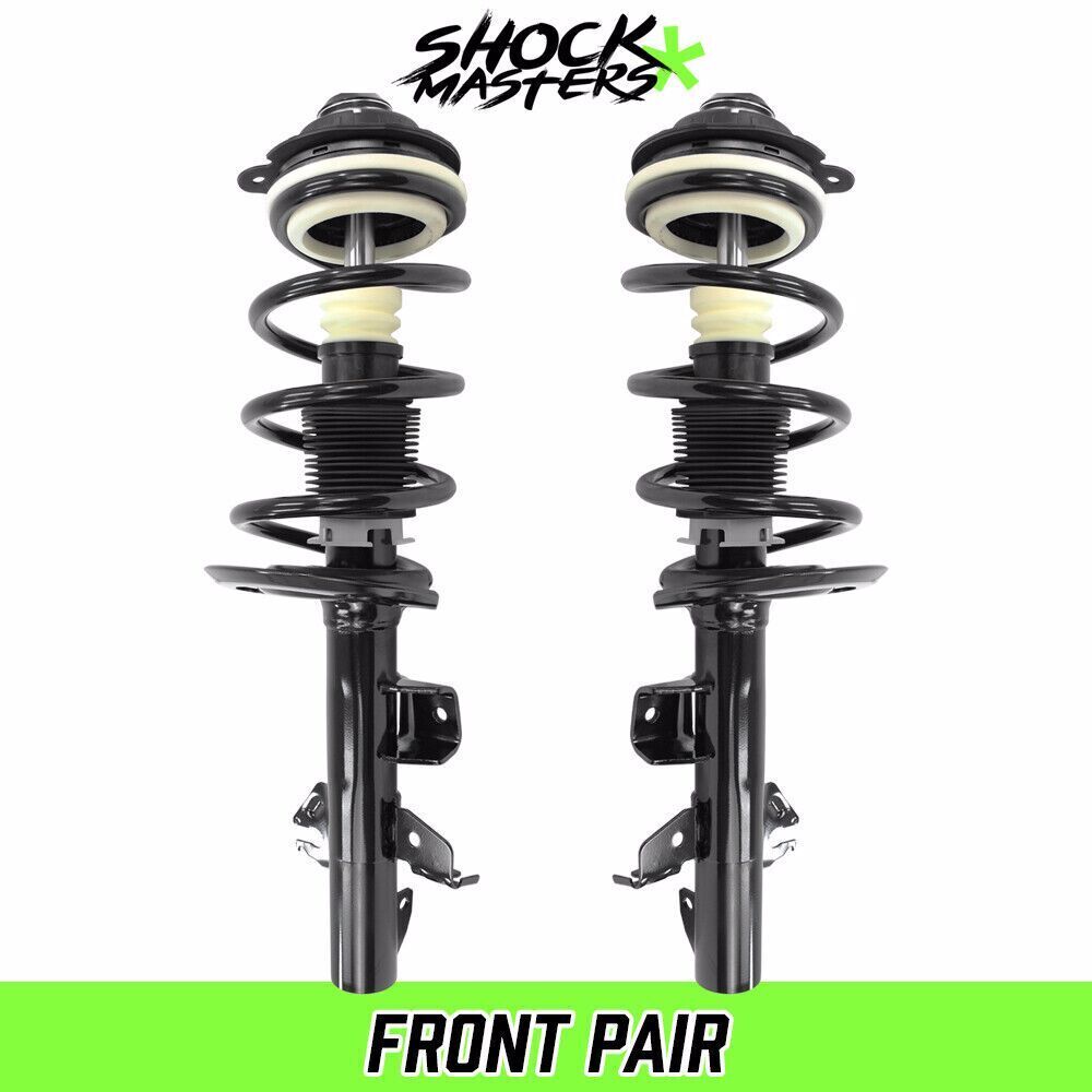 Front Pair Complete Struts & Spring Assemblies for 2014-2018 Jeep Cherokee FWD