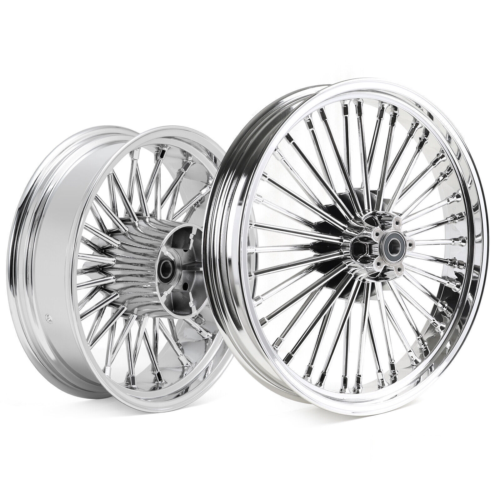 Fat Spoke 21X3.5 18X5.5 Wheels ABS for Harley Touring Street Road Glide 2009-UP