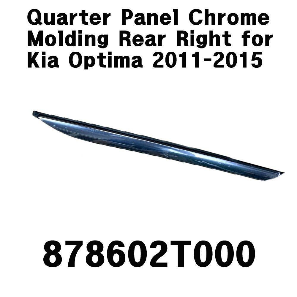 NEW OEM Quarter Panel Chrome Molding Rear Right for Kia Optima 2011-2015