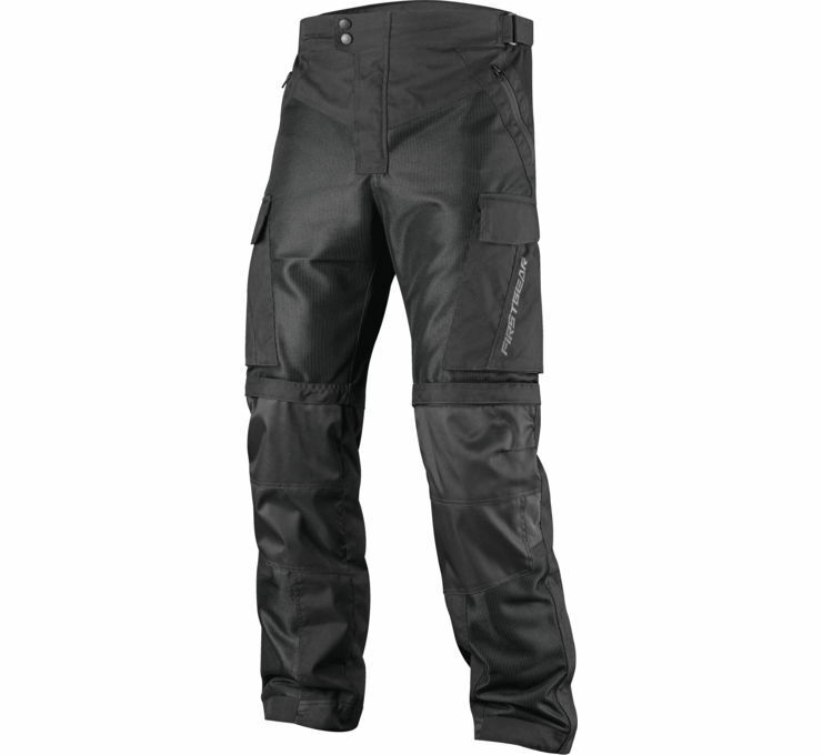 FirstGear Panamint Motorcycle Pants Black Men\'s Sizes 32 & 34