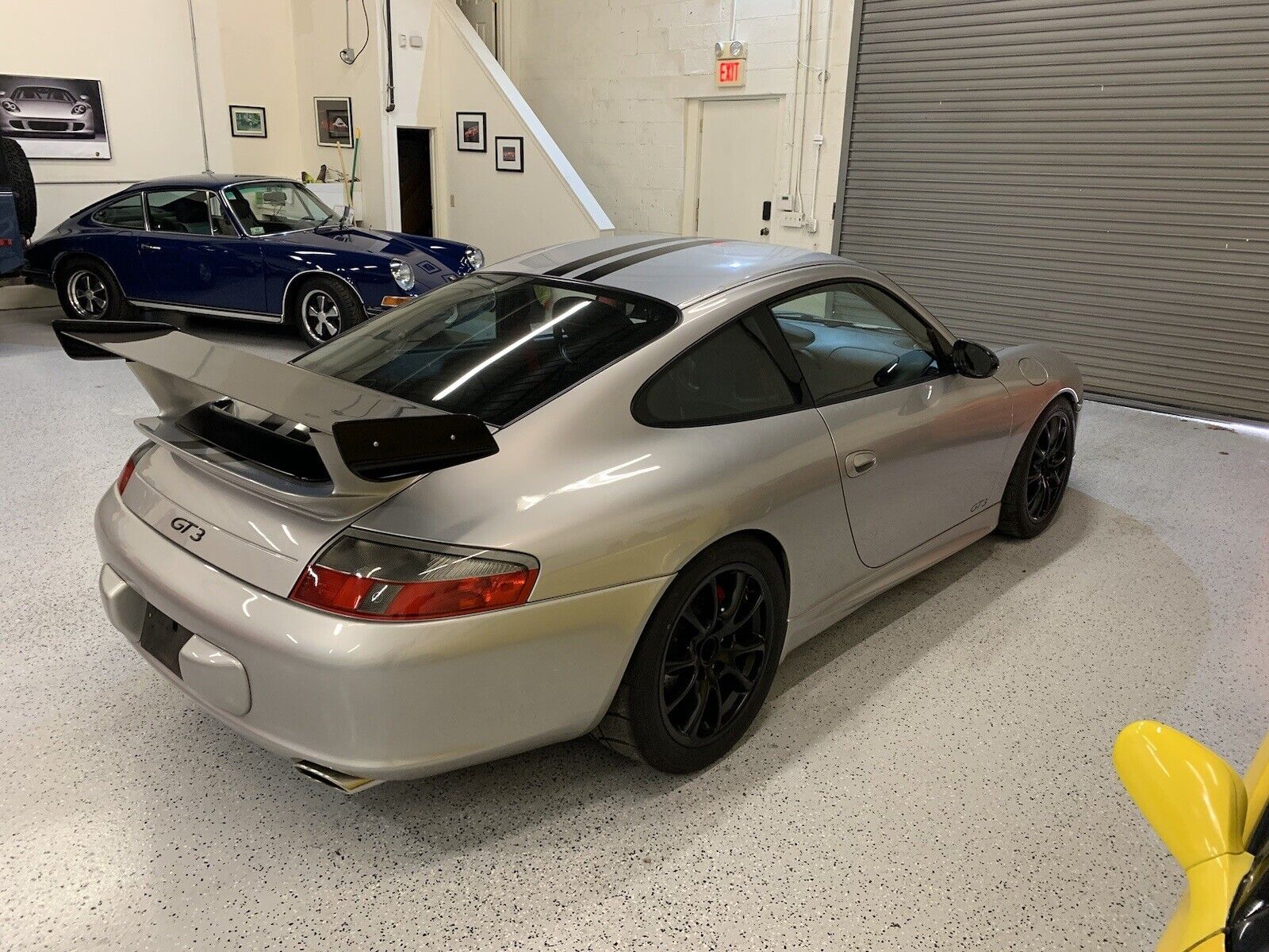 PORSCHE GT3 RS WING REAR , Getty Design SPOILER  996  With Many Angle Wedges.