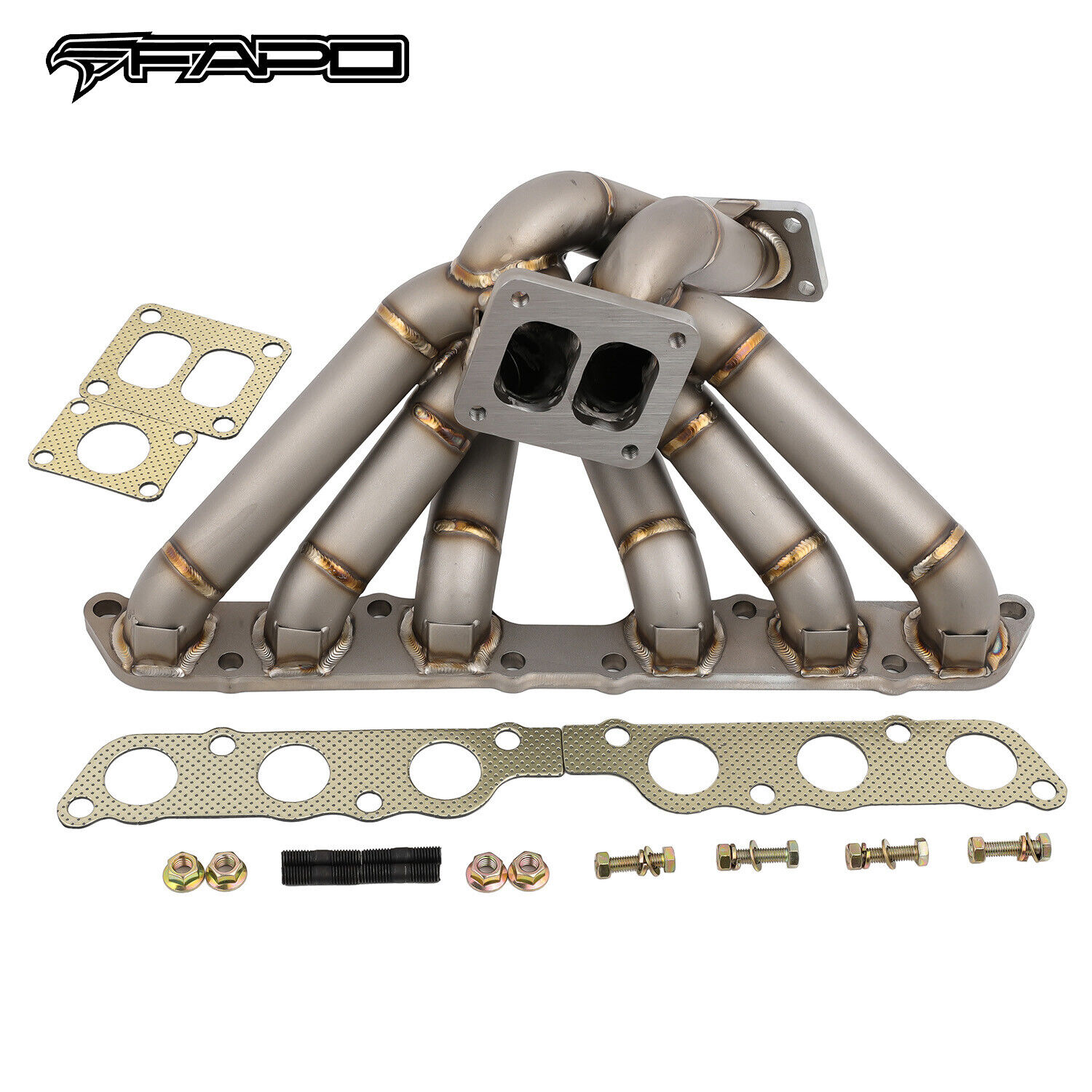 FAPO Single Turbo Manifold for Toyota Supra Mk4 Lexus GS300 SC300 IS300 2JZGE T4