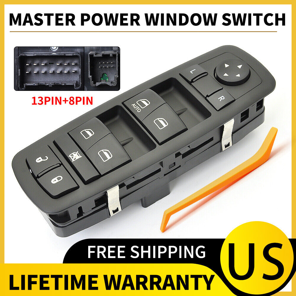 Power Master Driver Window Door Lock Switch For Jeep Liberty Dodge Nitro Journey