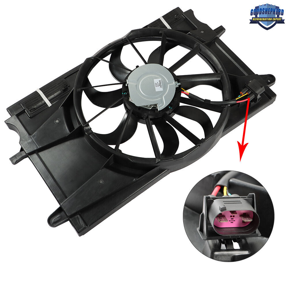 Radiator Cooling Fan Assembly For 2017 2018 2019 Chevrolet Cruze 1.4L 39013323