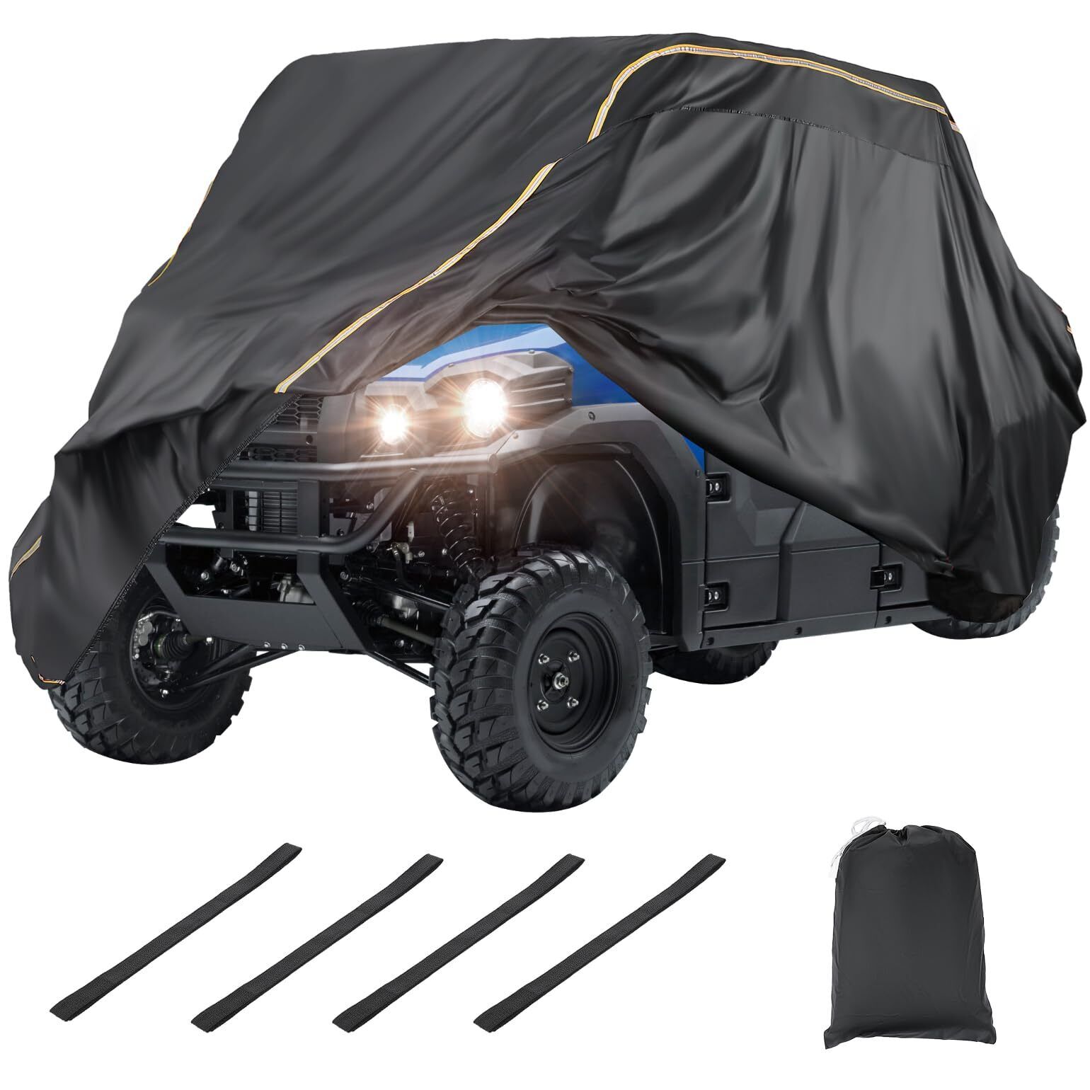 KEMIMOTO UTV Cover 4 Seater 420D Waterproof S Size Compatible with Polaris