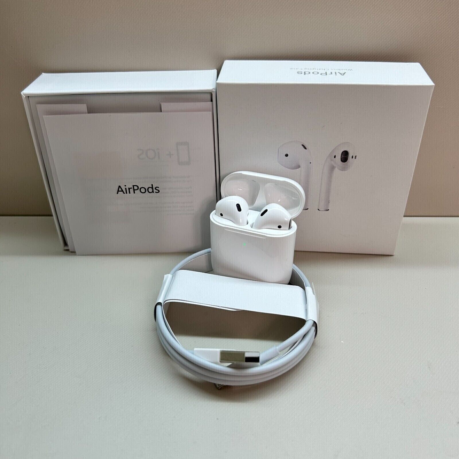 Αpplе Αirpоds 2nd Generation With Earphone Earbuds & Wireless Charging Box US