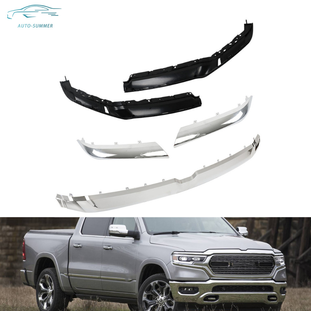 For 2019-2022 Ram 1500 Chrome Upper Replacement Grille Trim Molding