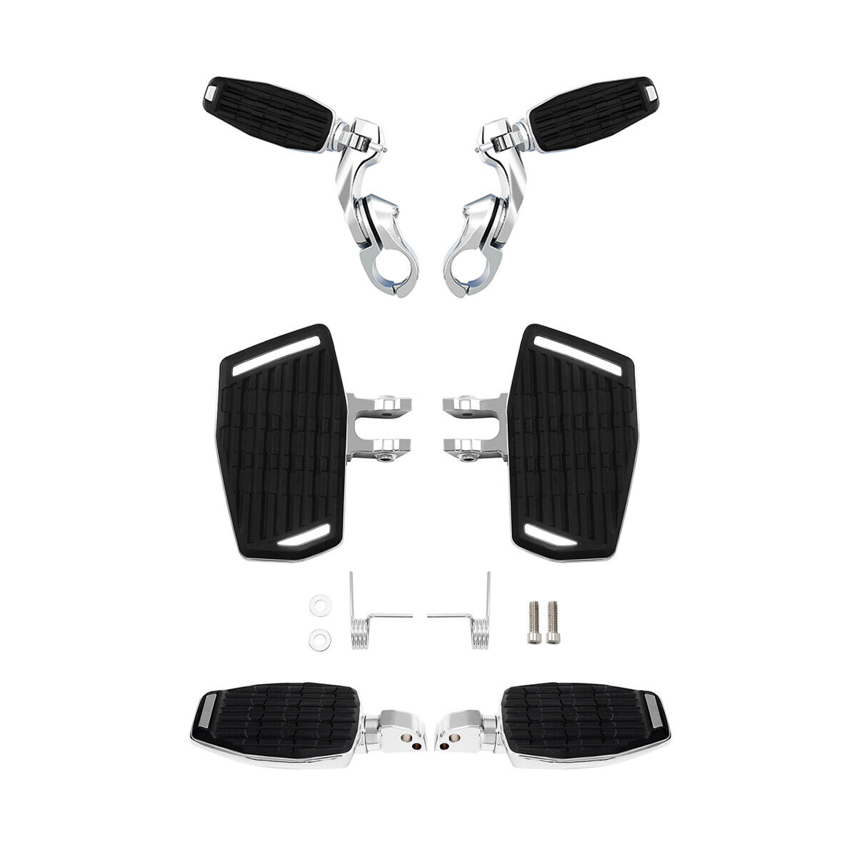 Driver Passenger Footboards & Footpegs Mount For BMW R18 Transcontinental 21-24