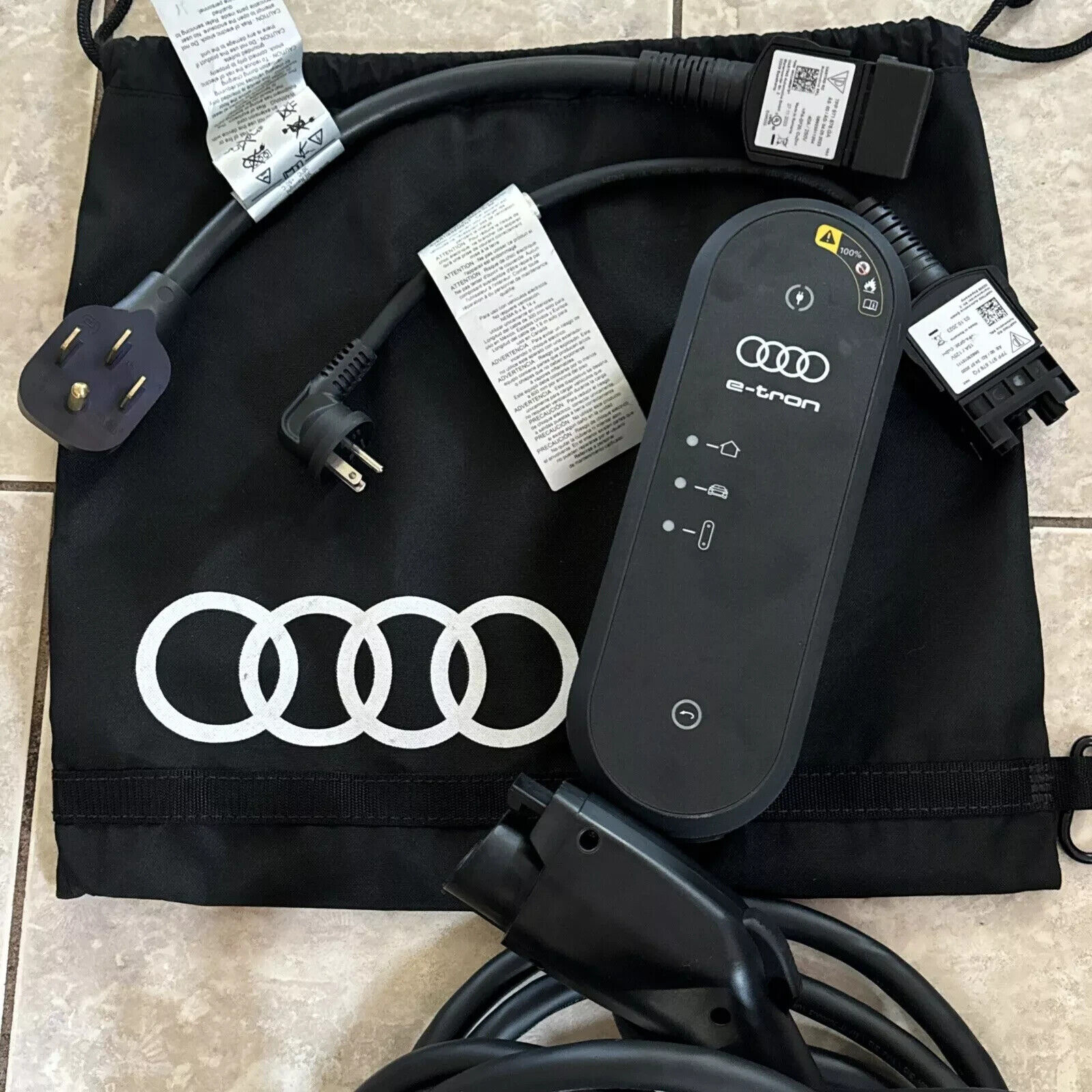 Audi e-tron OEM Charger Kit EV Universal Charging 9.6kw 40A NEMA 8V4 971 675