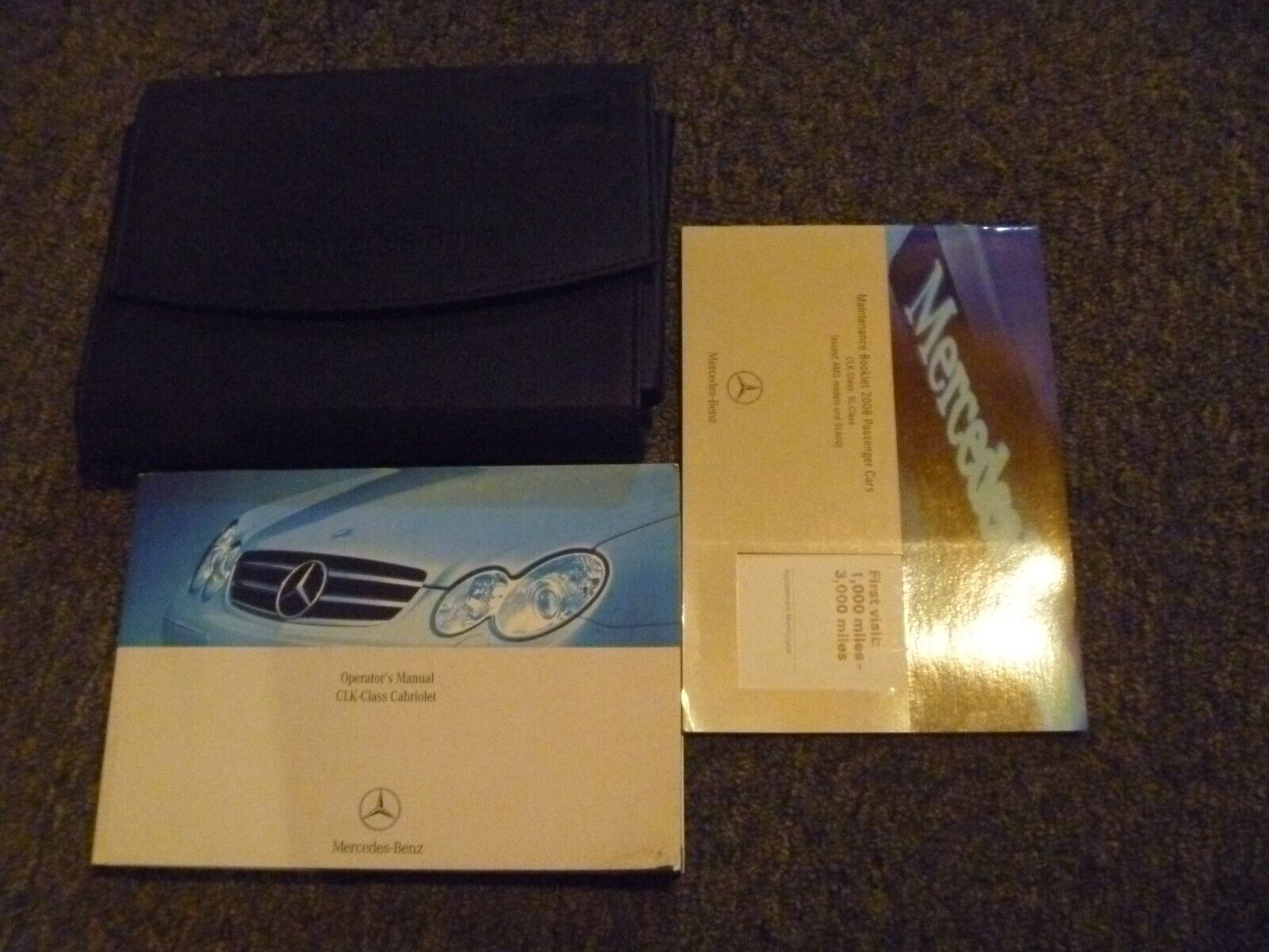 2007 Mercedes Benz CLK350 CLK550 CLK63 AMG Cabriolet Owner Operator Manual Set