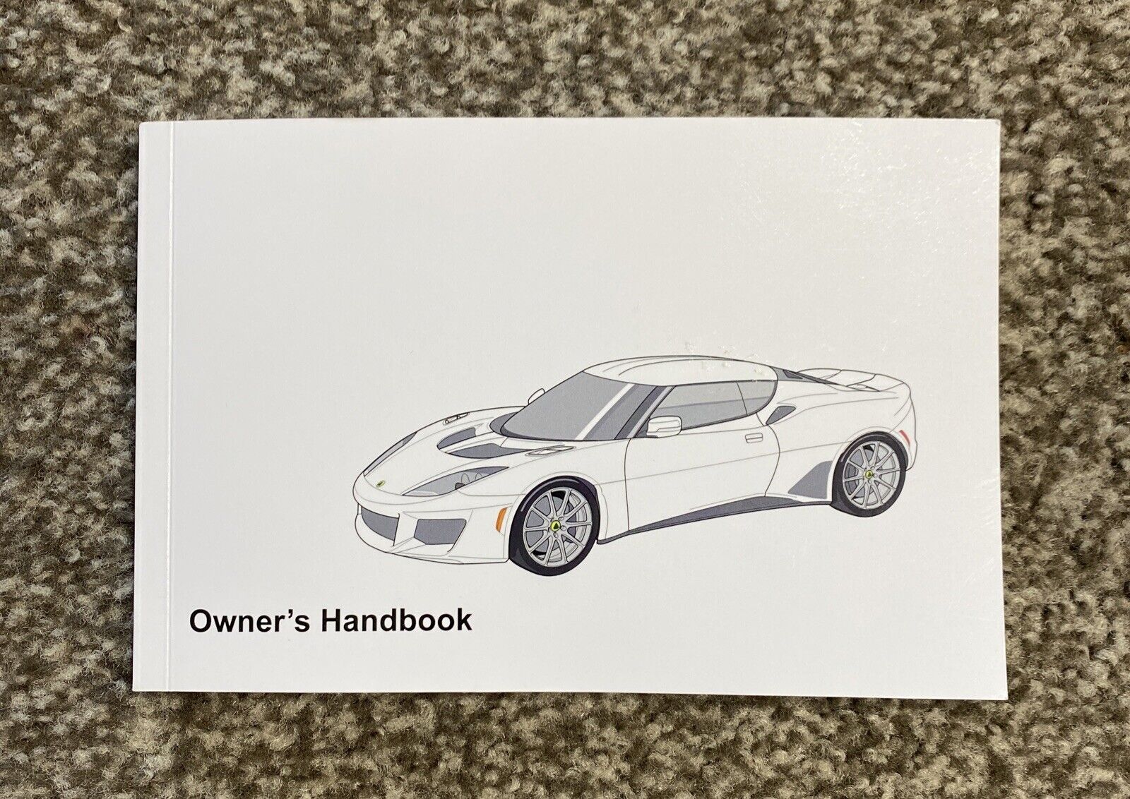 2020 Lotus Evora GT Owners Manual Handbook User Guide