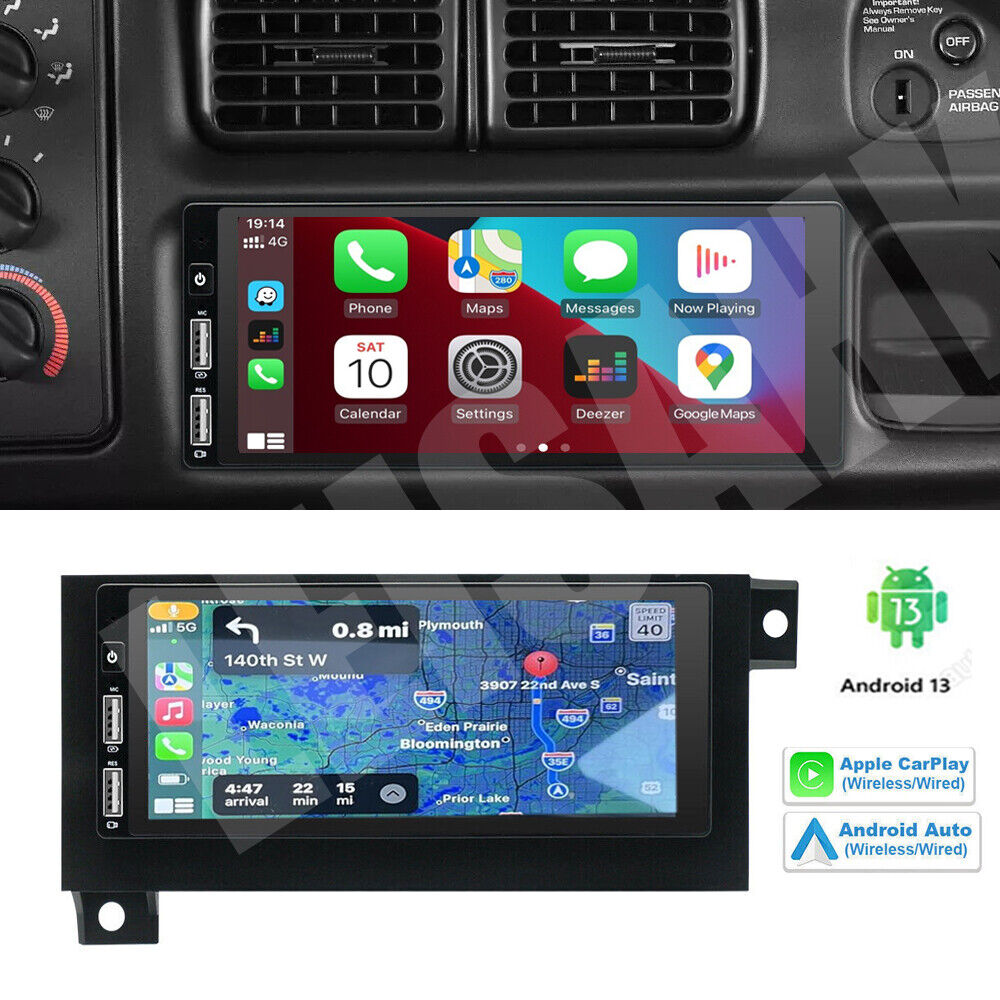 For 1994–2002 Ram 1500 2500 3500 Wifi CarPlay Car Radio GPS Stereo Android 2+32G