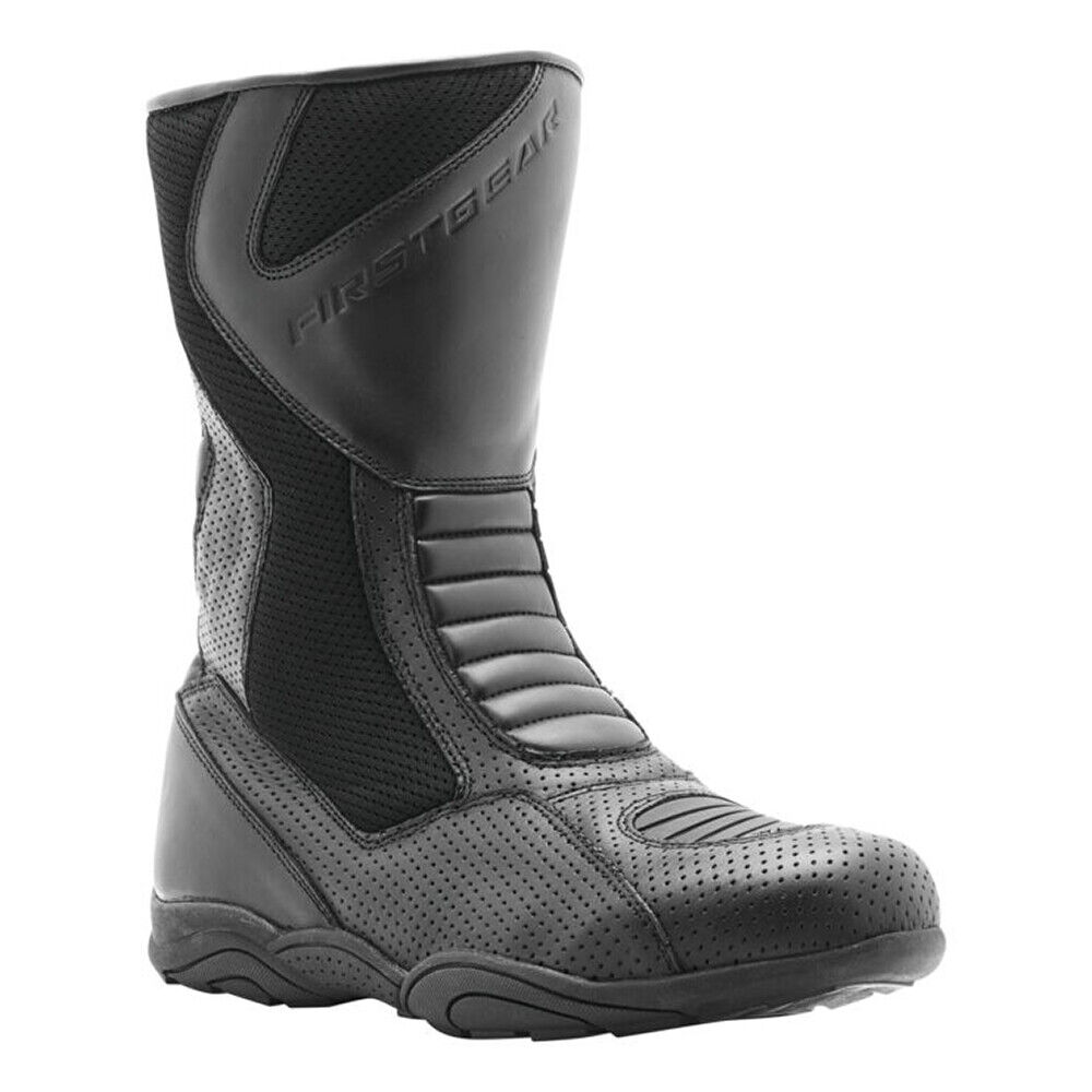 FirstGear Strato Air  Black Motorcycle Riding Boots Men's Sizes 9 - 11