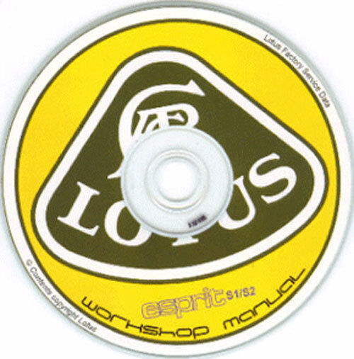Lotus Esprit S1 & S2 (1975-1981) Workshop Manual
