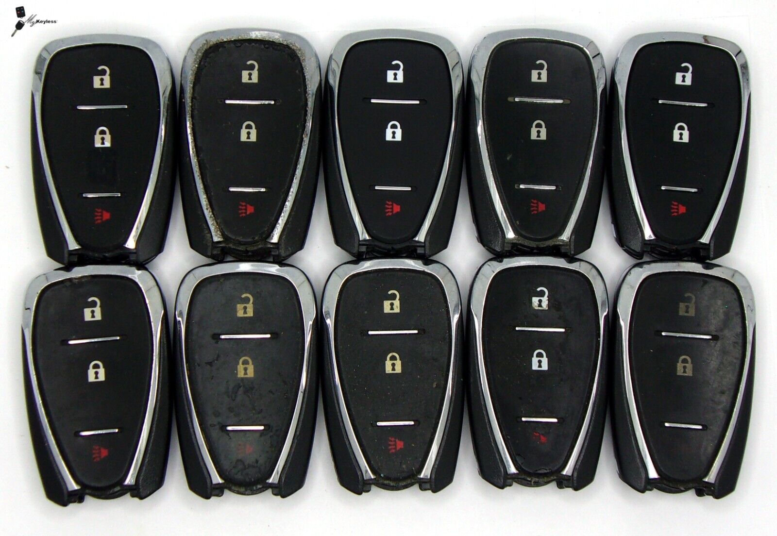Lot x 10 OEM GM Chevrolet Blazer Traverse Key Less Entry Smart Keys TESTED HYQ4E